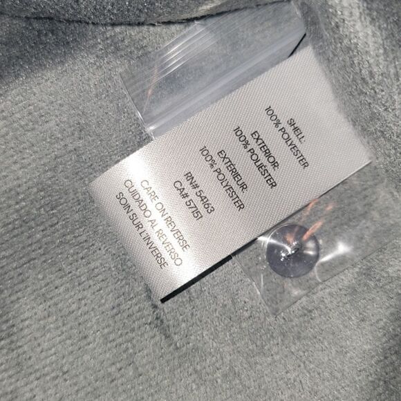 Calvin Klein Black Faux Leather Women's Top Size Medium NWT - Picture 3 of 9